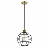 Lake Placid 1 Light Small Cord Hung Pendant 10 Inch Wide by Innovations - 516-1P-LP-10