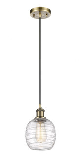 Belfast 1 Light Mini Cord Hung Pendant 9 Inch Tall by Innovations - 516-1P-G10