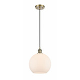 Athens 1 Light Small Pendant 13 Inch Tall by Innovations - 516-1P-G12-10