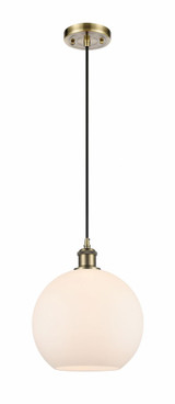 Athens 1 Light Small Pendant 13 Inch Tall by Innovations - 516-1P-G12-10