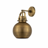 Newton Sphere 1 Light Metal Shade Wall Sconce by Innovations - 410-1W-M410-8