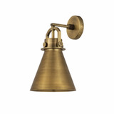 Newton Cone 1 Light Metal Shade Wall Sconce by Innovations - 410-1W-M411-8