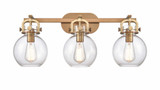 Newton Sphere 3 Light Industrial Vanity Light by Innovations - 410-3W-G410-7