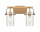 Pilaster II Cylinder 2 Light Vanity Light by Innovations - 423-2W-G423-7