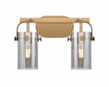 Pilaster II Cylinder 2 Light Vanity Light by Innovations - 423-2W-G423-7