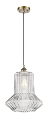 Springwater 1 Light Cord Hung Medium Pendant by Innovations - 516-1P-G-G212