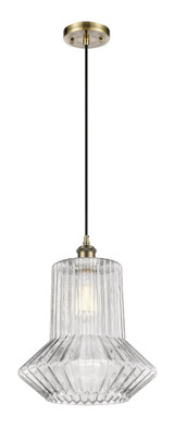 Springwater 1 Light Cord Hung Medium Pendant by Innovations - 516-1P-G-G212