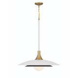 Welsh 15W 1 LED Pendant 30 Inch Tall and 24 Inch Wide by Eurofase - 46785