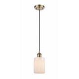Hadley 1 Light Mini Cord Hung Pendant 8 Inch Tall by Innovations - 516-1P-G34