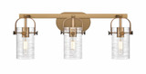 Pilaster II Cylinder 3 Light Vanity Light by Innovations - 423-3W-G423-7