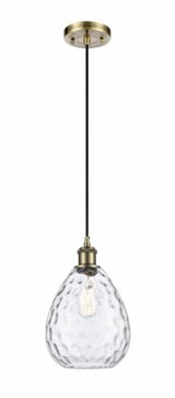 Waverly 1 Light Cord Hung Small Pendant by Innovations - 516-1P-G372
