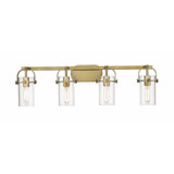 Pilaster II Cylinder 4 Light Vanity Light by Innovations - 423-4W-G423-7