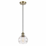 Rochester 1 Light Mini Cord Hung Pendant 7.88 Inch Tall by Innovations - 516-1P-G556-6