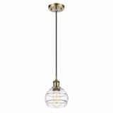 Rochester 1 Light Mini Cord Hung Pendant 7.88 Inch Tall by Innovations - 516-1P-G556-6