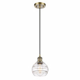 Rochester 1 Light Mini Cord Hung Pendant 7.88 Inch Tall by Innovations - 516-1P-G556-6