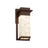 Alabaster Rocks Pacific Outdoor Wall Mount 12 Inch Tall by Justice Design - ALR-7541W