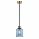 Bella 1 Light Mini Cord Hung Pendant 9.5 Inch Tall by Innovations - 516-1P-G558-6