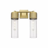 Bolivar 2 Light Vanity Light 16 Inch Tall by Innovations - 428-2W-G428-12