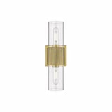 Bolivar 2 Light Vanity Light 15 Inch Tall by Innovations - 428-2WL-G428-7