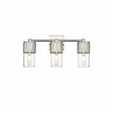 Bolivar 3 Light Industrial Vanity Light 20.5 Inch Wide by Innovations - 428-3W-G428-7