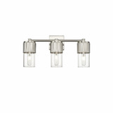 Bolivar 3 Light Industrial Vanity Light 20.5 Inch Wide by Innovations - 428-3W-G428-7