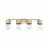 Bolivar 4 Light Industrial Vanity Light 31 Inch Wide by Innovations - 428-4W-G428-7