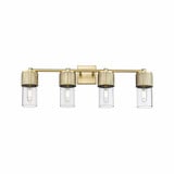 Bolivar 4 Light Industrial Vanity Light 31 Inch Wide by Innovations - 428-4W-G428-7