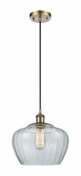 Fenton 1 Light Cord Hung Small Pendant by Innovations - 516-1P-G9L-L