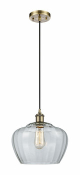 Fenton 1 Light Cord Hung Small Pendant by Innovations - 516-1P-G9L-L