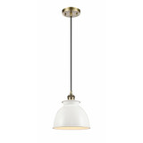 Adirondack 1 Light Industrial Cord Hung Small Pendant by Innovations - 516-1P-M14
