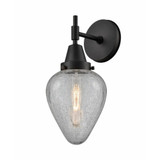 Geneseo 1 Light Clear Crackled Glass Wall Sconce by Innovations - 447-1W-G165