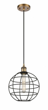 Lake Placid 1 Light Small Pendant 13.38 Inch Tall by Innovations - 516-1P-CE-10