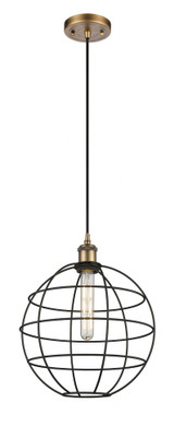 Lake Placid 1 Light Industrial Medium Pendant 12 Inch Wide by Innovations - 516-1P-CE-12