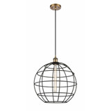 Lake Placid 1 Light Industrial Medium Pendant 16 Inch Wide by Innovations - 516-1P-CE-16