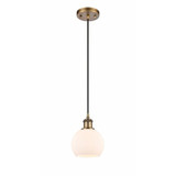 Athens 1 Light Mini Pendant 9.88 Inch Tall by Innovations - 516-1P-G12-6