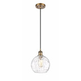 Athens Water Glass 1 Light Small Pendant 10 Inch Tall by Innovations - 516-1P-G1215-8