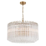 Lofton 7 Light Chandelier 19 Inch Tall and 24 Inch Wide by Crystorama - LOF-5007