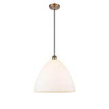 Bristol Glass 1 Light Medium Pendant 18.75 Inch Tall by Innovations - 516-1P-GBD-16