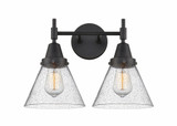 Cone 2 Light Matte White Vanity Light by Innovations - 447-2W-G4