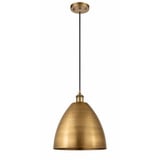 Ballston Cone 1 Light Mini Dome Pendant 12 Inch Wide by Innovations - 516-1P-12-12D