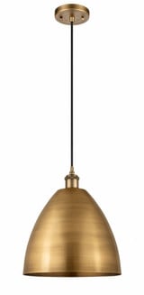 Ballston Cone 1 Light Mini Dome Pendant 12 Inch Wide by Innovations - 516-1P-12-12D