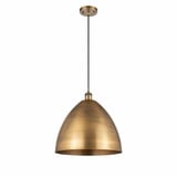 Metal Bristol 1 Light Medium Pendant 18.75 Inch Tall by Innovations - 516-1P-MBD-16