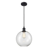 Ballston 1 Light Industrial Small Pendant 13 Inch Tall by Innovations - 516-G122-1310