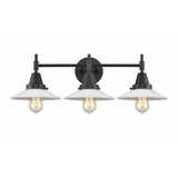 Halophane 3 Light Vanity Light 27 Inch Wide by Innovations - 447-3W-G1