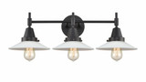 Halophane 3 Light Vanity Light 27 Inch Wide by Innovations - 447-3W-G1