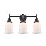 Canton 3 Light Industrial Bell Vanity Light 24 Inch Wide by Innovations - 447-3W-G18