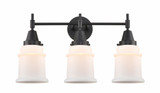 Canton 3 Light Industrial Bell Vanity Light 24 Inch Wide by Innovations - 447-3W-G18