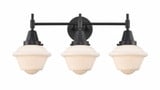 Oxford 3 Light Steel Vanity Light 25.5 Inch Wide by Innovations - 447-3W-G53