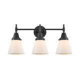 Cone 3 Light Vanity Light 24.25 Inch Wide by Innovations - 447-3W-G6