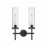 Lincoln 2 Light Bath Vanity 19.5 Inch Tall X 13.88 Inch Wide by Innovations - 471-2W-G471-12
